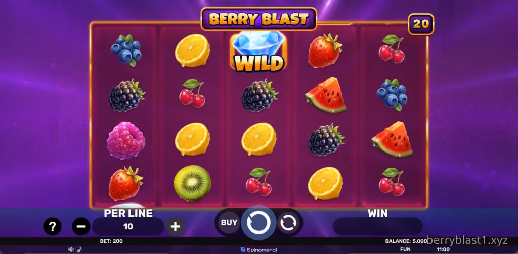 Berry Blast by Spinomenal — slot gameplay