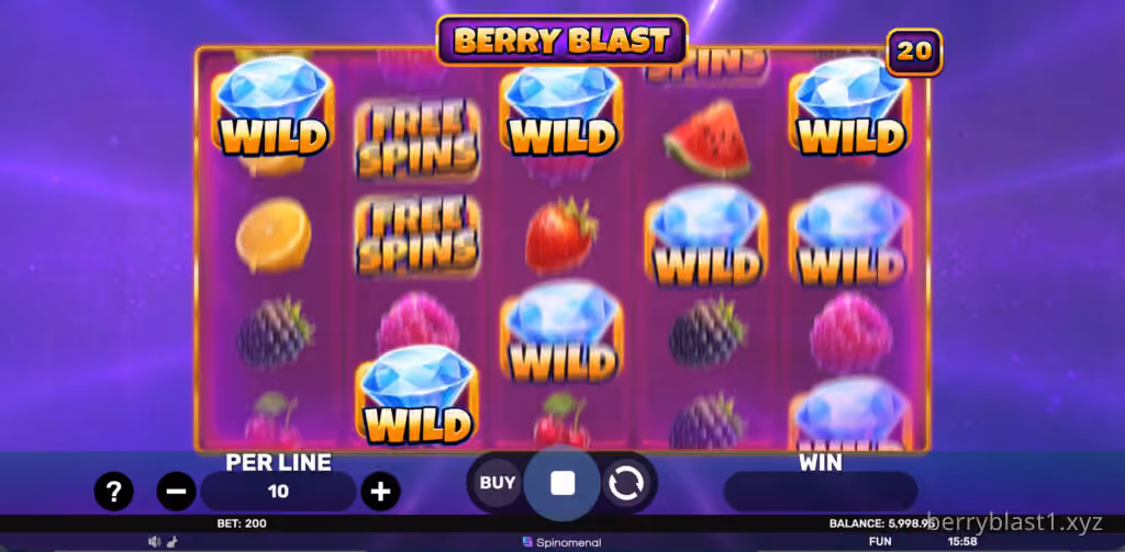 Berry Blast in action